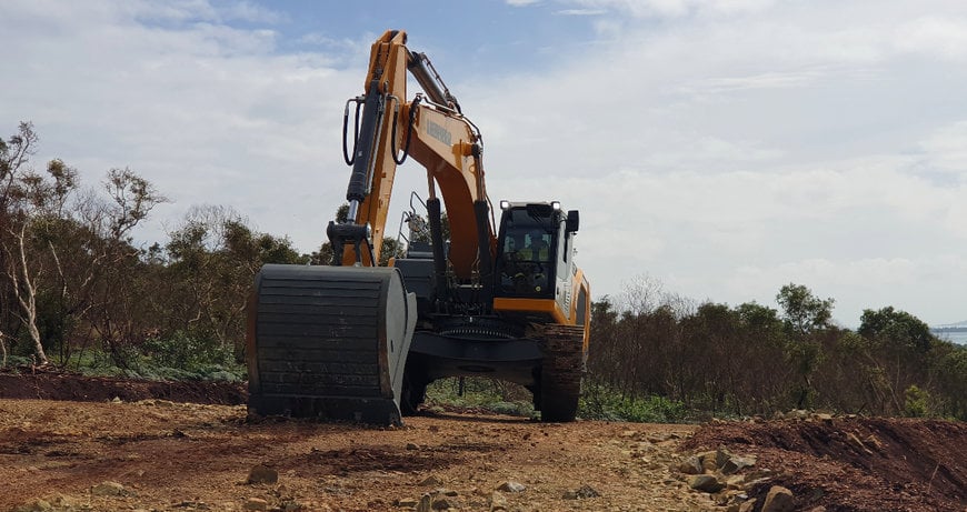La R 945 G8 de Liebherr seduce en Nueva Caledonia